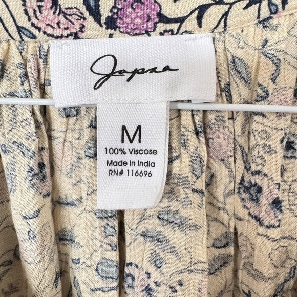 Japna Long Sleeve Dress Size Medium Floral New With Tag Tie Waist - Picture 7 of 9